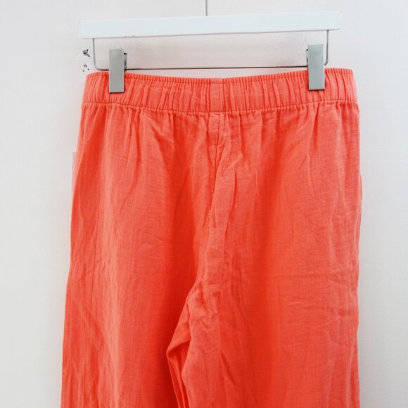Old Navy High-Waisted Crinkle Gauze Super Wide-Leg Pants in Coral (M) NWT! - Picture 8 of 13